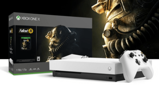 Xbox One X robot white + fallout 76